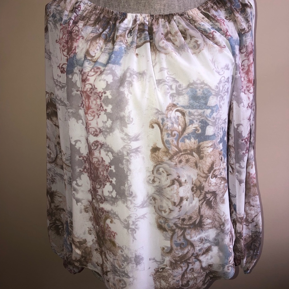 Joseph Ribkoff Tunic w/ split sleeve - Picture 6 of 7